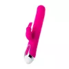 Jos Balle Vibrátor Kettős stimuláció Mozgó golyókkal 23 cm rózsaszín