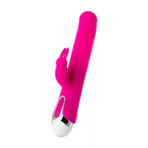 Jos Balle Vibrátor Kettős stimuláció Mozgó golyókkal 23 cm rózsaszín