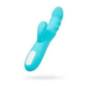   Jos Vibrátor Rotáló G-pont és csikló stimuláló 20,7 cm kék szilikon