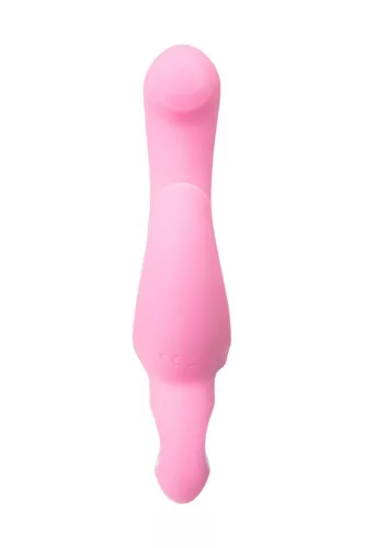 Jos Vibrátor Obrotó G-pont, Csiklóizgató 19,5 cm Rózsaszín Szilikon
