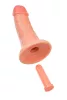 RealStick Dildó Realisztikus szívókorongos 18cm hús színű 6cm átmérővel