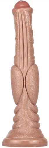Monster Dog – hosszú, 26 cm-es dildó, világosbarna