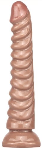 Dildo Monster Squel – prémium, óriás dildó világosbarna színben