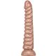 Dildo Monster Squel – prémium, óriás dildó világosbarna színben