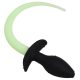Luminous Puppy Tail – világítós farokdugó 8 x 3,2 cm