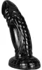Fishy Dildo – fekete prémium vibrátor 18 x 5,5 cm