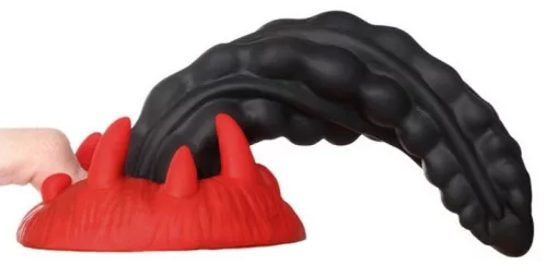 Monster Helly – extra nagy, prémium dildó 17 x 4 cm