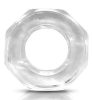 Soft Cockring Polygon – átlátszó, prémium péniszgyűrű