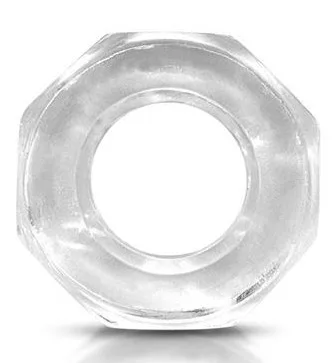 Soft Cockring Polygon – átlátszó, prémium péniszgyűrű
