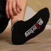 Sk8erboy – fekete negyedzokni, stílusos kényelem