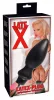 Latex Anál plug Felfújható, pumpás 20 cm fekete
