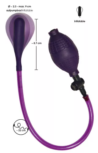 Bad Kitty Análballon Pumpás, nyomáskiegyenlítő 8,7 cm lila