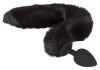 Bad Kitty Anál plug Szilikon, puhatestű, 9,3 cm fekete