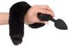 Bad Kitty Anál plug Szilikon, puhatestű, 9,3 cm fekete