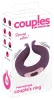 Couples Choice vibrátor két motorral, 10 mód, vízálló, rugalmas - 8,7 cm fekete