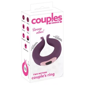   Couples Choice vibrátor két motorral, 10 mód, vízálló, rugalmas - 8,7 cm fekete
