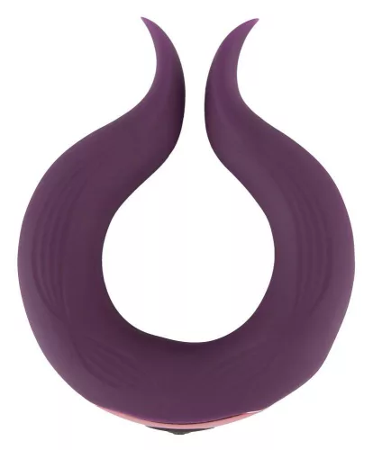 Couples Choice vibrátor két motorral, 10 mód, vízálló, rugalmas - 8,7 cm fekete