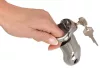 Fetish Collection Zárható Péniszketrec Szellőző nyílásokkal 8,5 cm ezüst