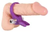 Péniszgyűrű Rezgő, królicsíp 6,5 cm lila-ezüst