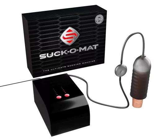 Suck-O-Mat Elektromos maszturbátor Programozható szívóerő 20 cm fekete