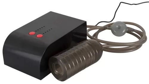 Suck-O-Mat Elektromos maszturbátor Programozható szívóerő 20 cm fekete