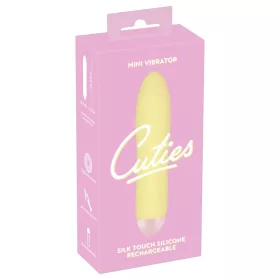   Cuties Vibrátor 7 mód USB-töltés vízálló 13,2 cm sárga