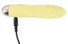 Cuties Vibrátor 7 mód USB-töltés vízálló 13,2 cm sárga