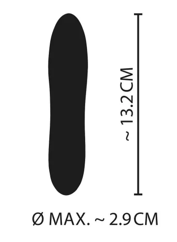 Cuties Vibrátor 7 mód USB-töltés vízálló 13,2 cm sárga