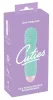 Cuties Mini vibrátor 7 rezgés mód USB-töltés vízálló zöld 12,5 cm