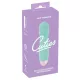 Cuties Mini vibrátor 7 rezgés mód USB-töltés vízálló zöld 12,5 cm