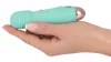 Cuties Mini vibrátor 7 rezgés mód USB-töltés vízálló zöld 12,5 cm