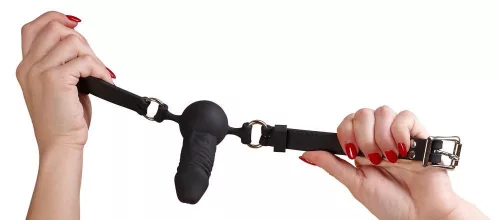 Szájpecek Szilikon anyagból Fekete 9,5 cm hosszú