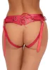 Bad Kitty Strap On Állítható pántos 4 cm piros S-L