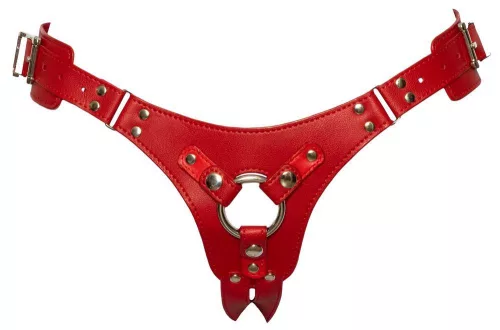 Bad Kitty Strap On Állítható pántos 4 cm piros S-L