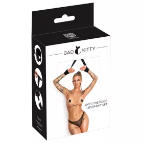   Bad Kitty Kötözőszett Ajtóra Akasztható, Pántos, Pánthossz 35 cm Fekete