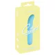 Cuties Mini vibrátor 10 mód, G-pont stimuláló USB töltés, 11,8 cm kék
