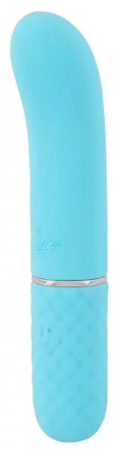 Cuties Mini vibrátor 10 mód, G-pont stimuláló USB töltés, 11,8 cm kék