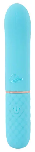 Cuties Mini vibrátor 10 mód, G-pont stimuláló USB töltés, 11,8 cm kék