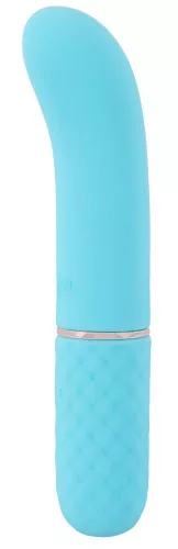 Cuties Mini vibrátor 10 mód, G-pont stimuláló USB töltés, 11,8 cm kék