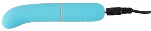 Cuties Mini vibrátor 10 mód, G-pont stimuláló USB töltés, 11,8 cm kék