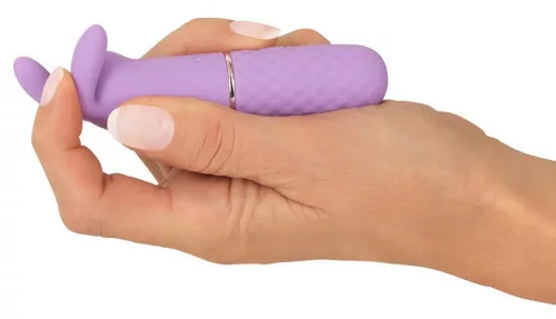 Cuties vibrátor 10 mód USB-töltés mini lila 10,8 cm
