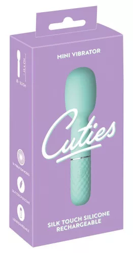 Cuties vibrátor 10 mód, USB töltés 13,4 cm zöld