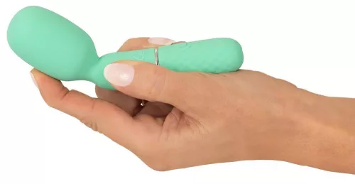 Cuties vibrátor 10 mód, USB töltés 13,4 cm zöld