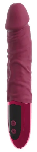 Beau Coeur Vibrátor Realisztikus, 12 mód, USB töltés 23 cm piros
