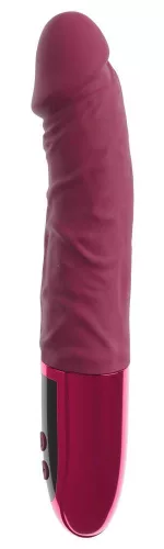 Beau Coeur Vibrátor Realisztikus, 12 mód, USB töltés 23 cm piros