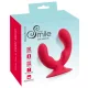 Sweet Smile Vibrátor Dupla stimuláció, csendes motorok, 9 mód USB-töltés fekete 13,5 cm / 9 cm