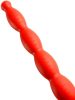 Hosszú Stretch Worm Dildo N°2 - 40 x 4cm piros