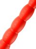 Hosszú Stretch Worm Dildo N°2 - 40 x 4cm piros