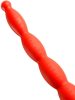 Long Stretch Worm Dildo N°4 - 50 x 5.2cm piros