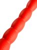 Long Stretch Worm Dildo N°4 - 50 x 5.2cm piros